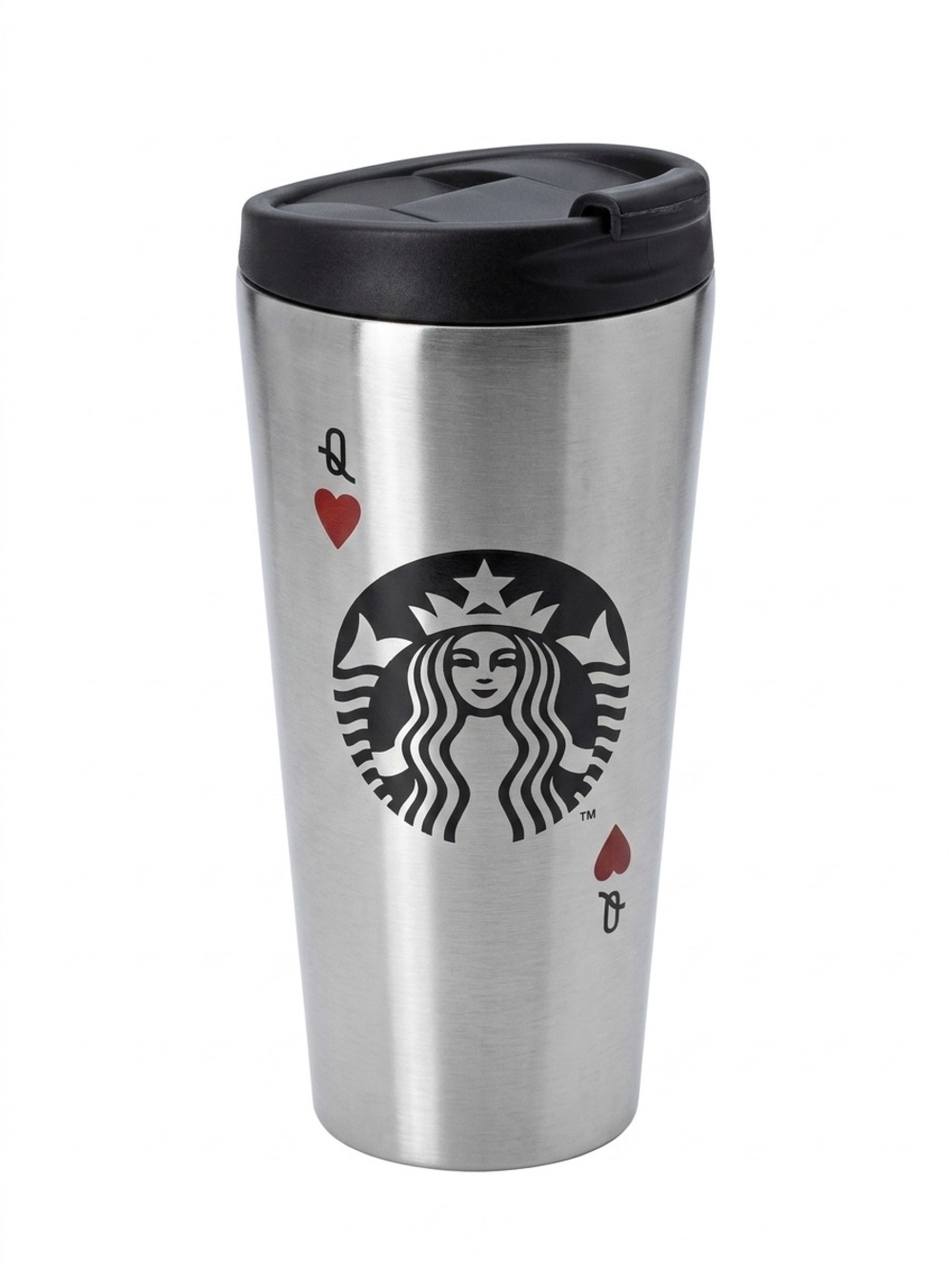 Starbucks 16 OZ. Queen of Hearts Stainless Steel Travel Tumbler